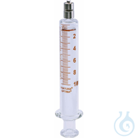 All Glass Syringe, FORTUNA OPTIMA, 1 ml : 0.05 ml, Luer-Lock tip All Glass...